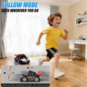 OBEST RC Car AI smart modes demonstrate follow and escape interactions.