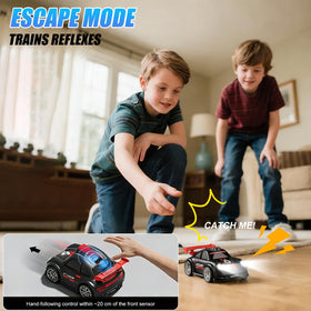 OBEST RC Car LED lights and music create immersive racing ambience.