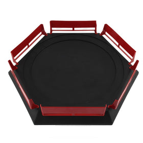 OBEST Stadium Battle Arena side view, durable plastic for lasting kid battles.