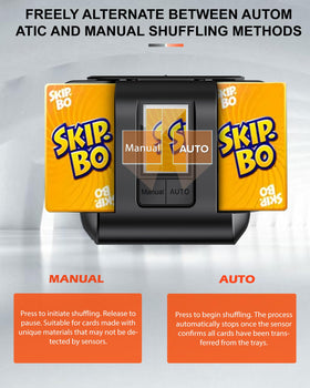 OBLITZON auto mode switch shown for one-touch shuffling.