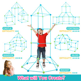 OBUBY fort kit supports collaborative play and imaginative design.