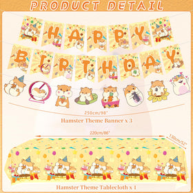Obussgar hamster cake topper makes a centerpiece for celebratory treats