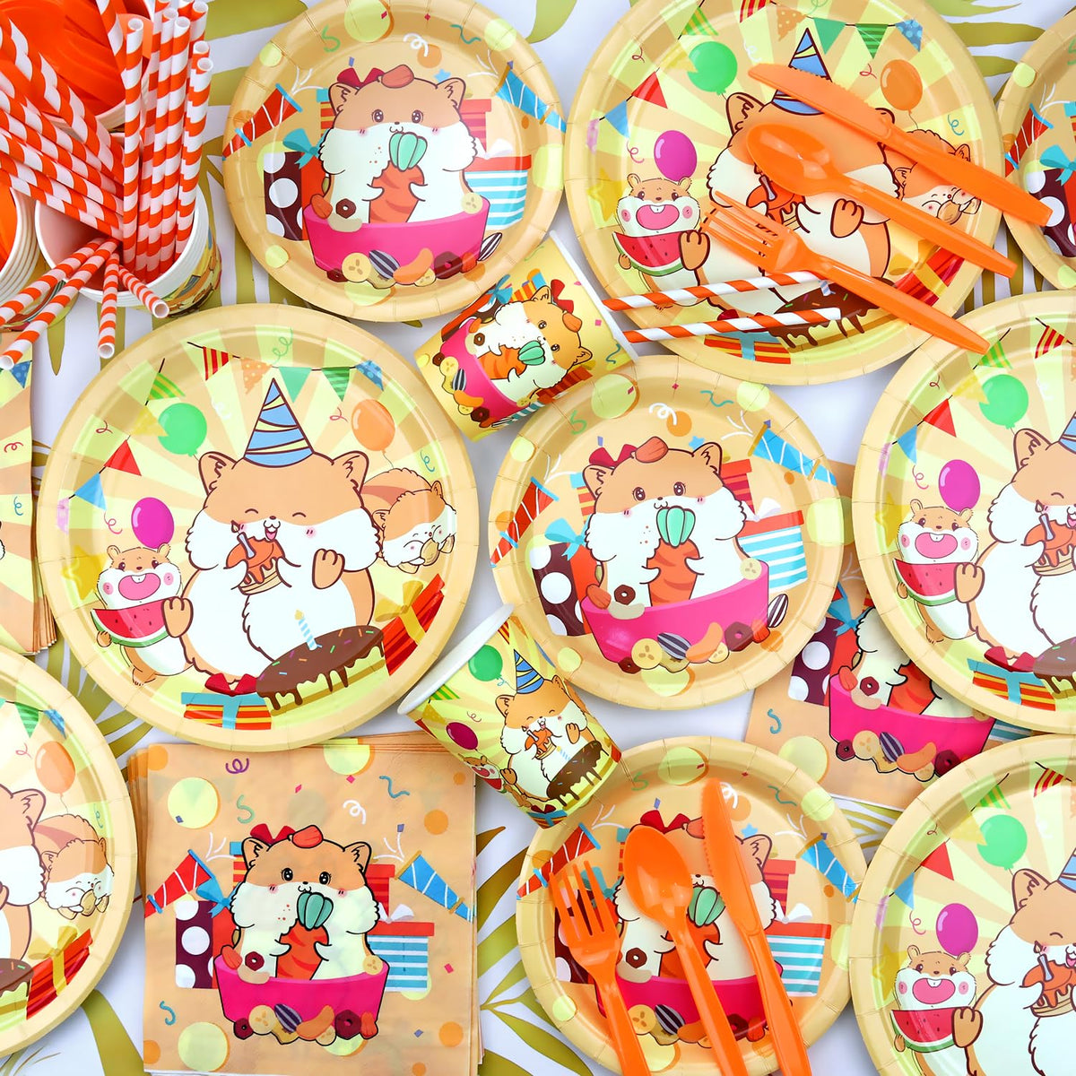 Obussgar hamster printed balloons brighten the venue and photos