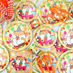 Obussgar hamster printed balloons brighten the venue and photos