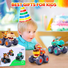 OCATO bright colors and big wheels attract busy toddlers during play.