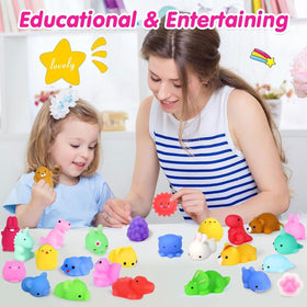 OCATO colorful mini squishy assortment for learning colors and hands-on games.