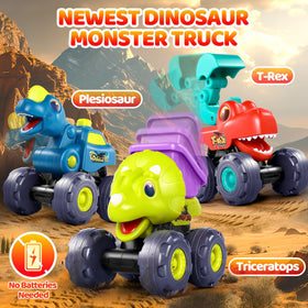 OCATO Triceratops toy features wind-up mouth for interactive fun.
