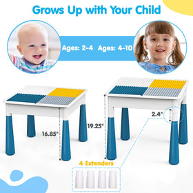 OCATO versatile indoor-outdoor play table for versatile use.