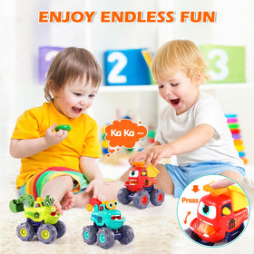 OCATO Monster Truck Crane toy for creative pretend construction play.