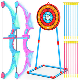 Ocditikl bow and arrow set for kids to aim and play safely.