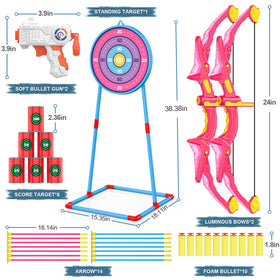 Ocditikl indoor-outdoor kids archery toy offers versatile play spaces.