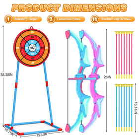 Ocditikl kid-friendly archery toy suitable for improving hand-eye coordination.