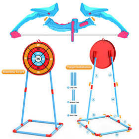 Ocditikl standing target for quick setup and family-friendly archery fun.