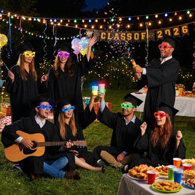 OceanWings LED glasses in star shape spark party moments