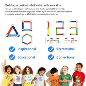 Ocensmice 210-piece set for versatile configurations and creative play.
