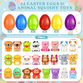 OCHIDO animal squeeze toys inside eggs deliver tactile fun for small hands.