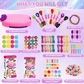 OCHIDO braided threads and pre-cut threads enable colorful designs.