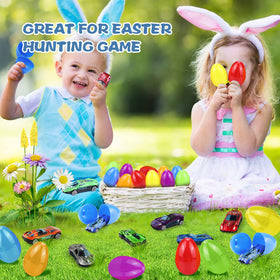 OCHIDO die-cast cars inside eggs offer durable, engaging play during Easter.