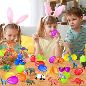 OCHIDO dinosaur toys inside eggs support safe, non-candy Easter fun.