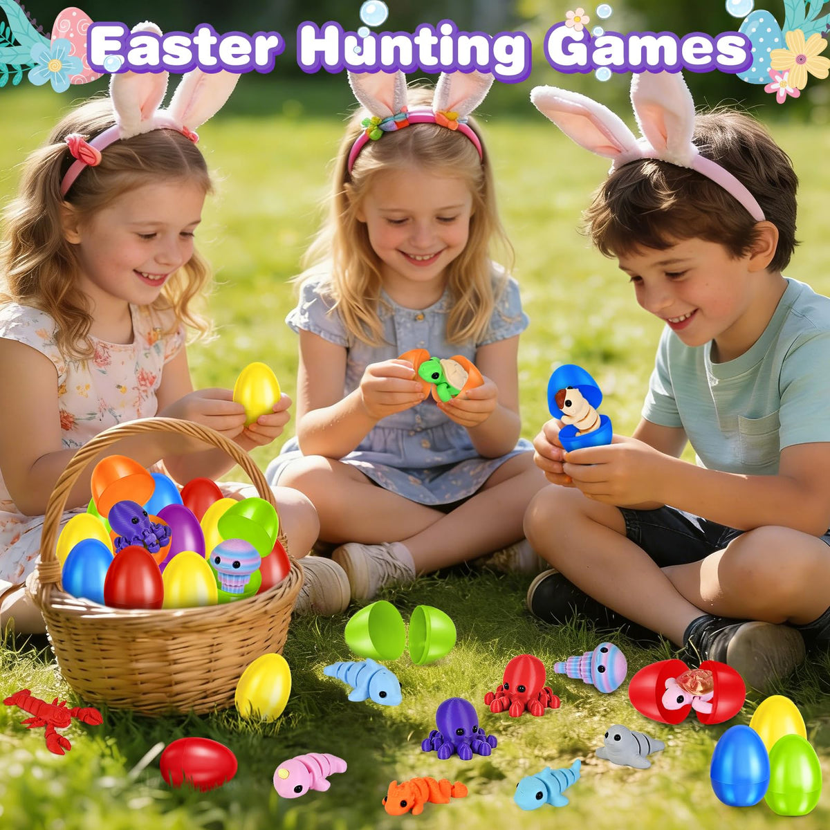 OCHIDO eggs feature 3D sea animals inside for imaginative play.