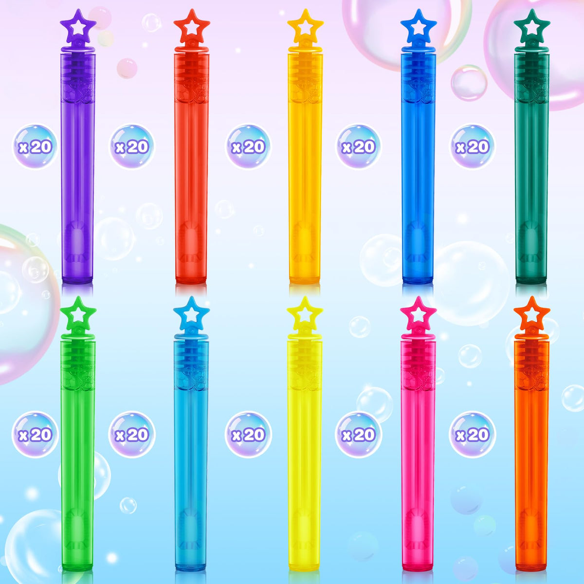 OCHIDO goodie bag fillers with bubble wands for celebrations