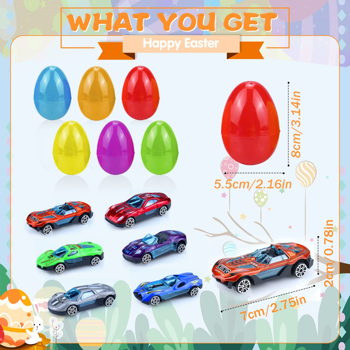 OCHIDO tiny car-hunt joy fuels egg hunts with curiosity.