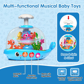 OCHIDO underwater aquarium lights spark curiosity during sensory play