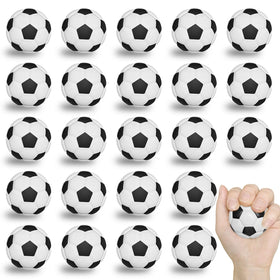 OCJEKSA mini soccer stress ball pack: soft foam squeeze for stress relief and focus.