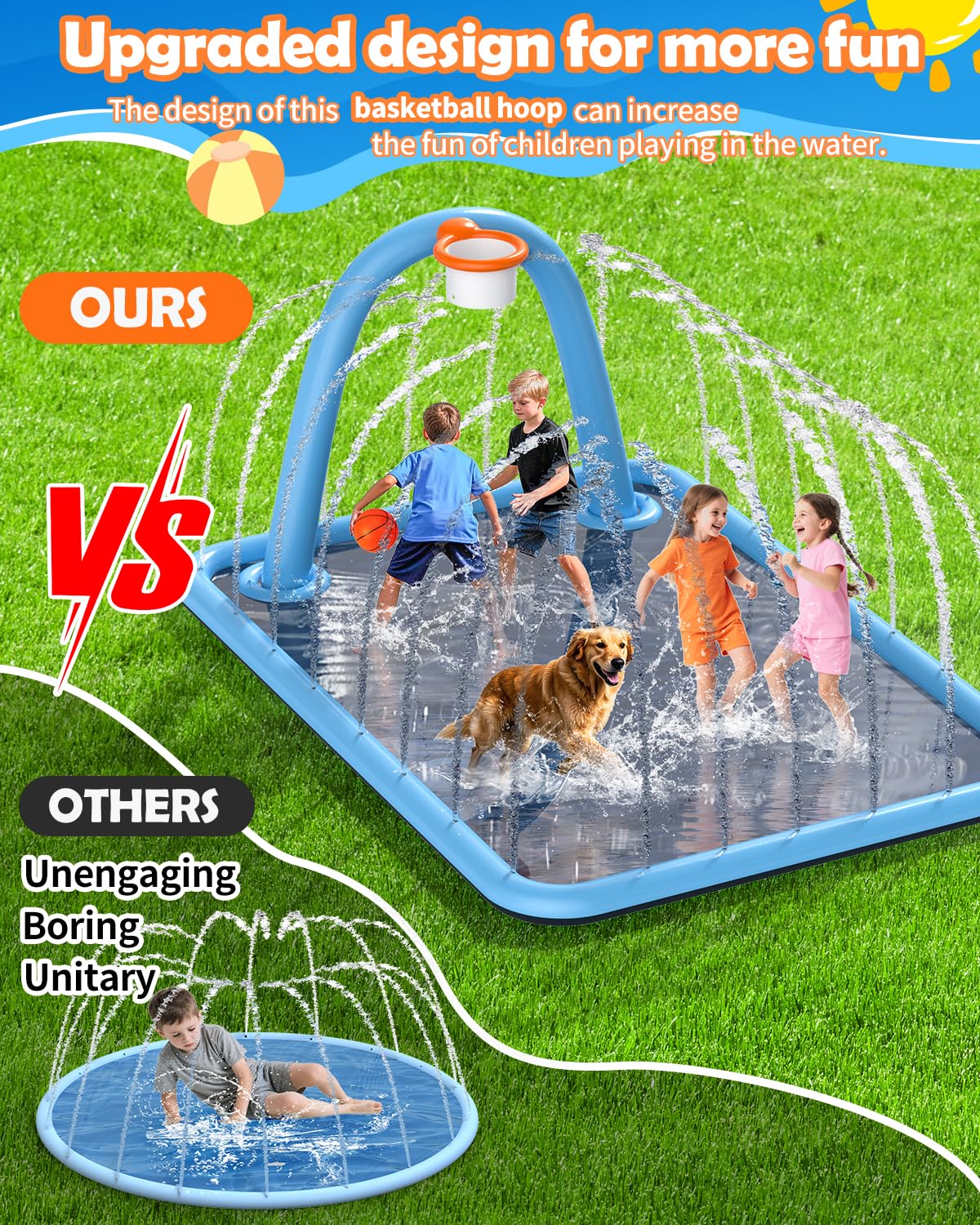 Octaplay splash pad water sprays deliver refreshing fun on hot days.