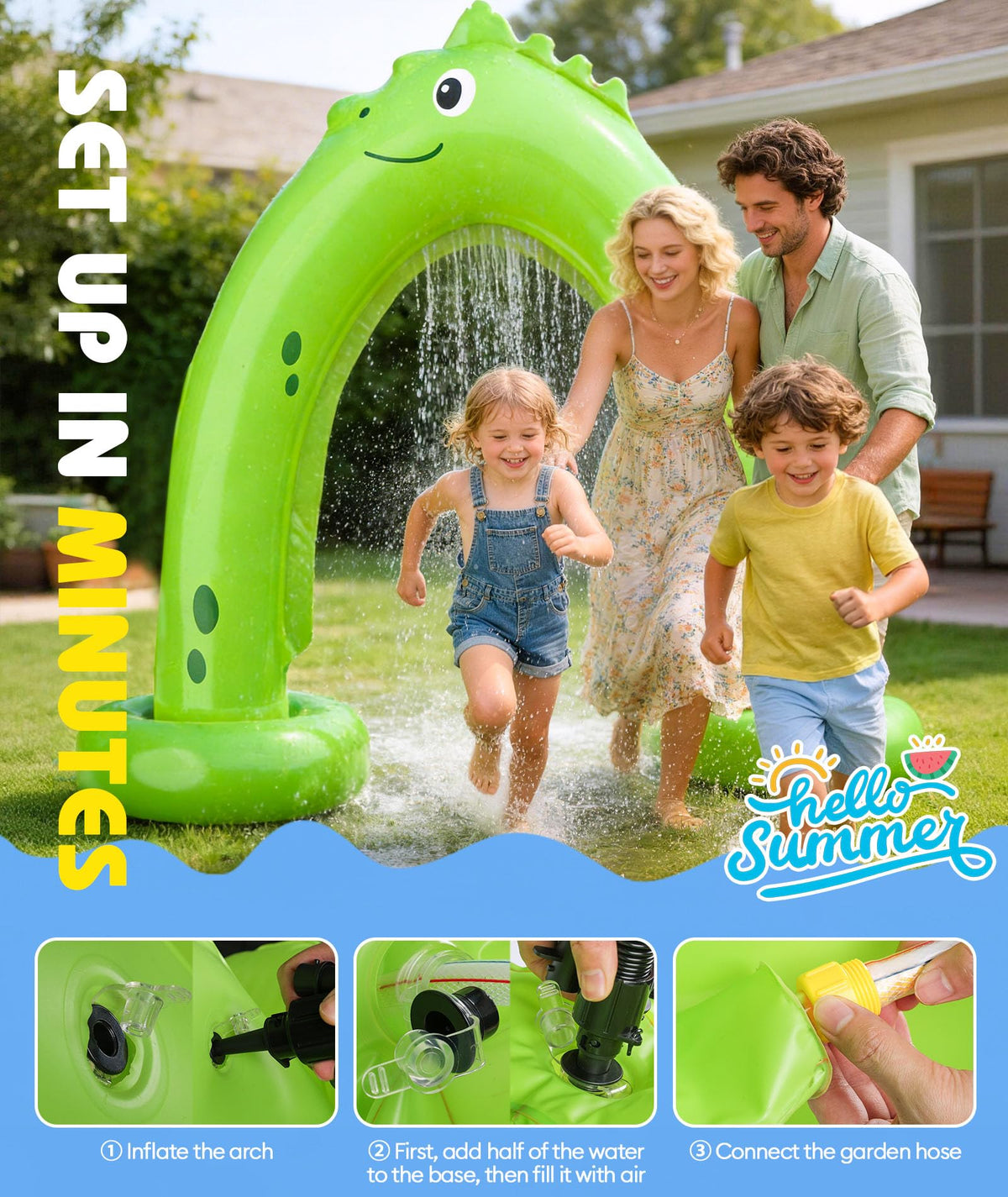 Gift-ready packaging for the Octaplay sprinkler arch