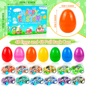 OCTERIC 48-pack eggs with bright colors for Easter hunts
