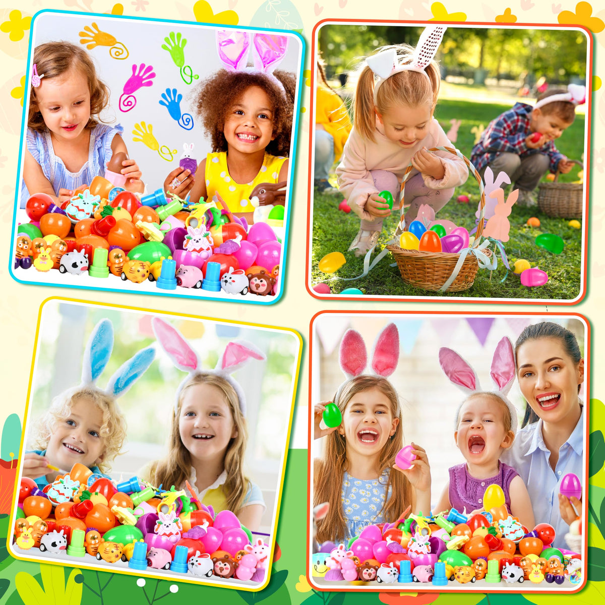 OCTERIC bulk Easter eggs packaging for events and giveaways