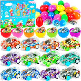 OCTERIC Easter egg with pull-back car inside for active play