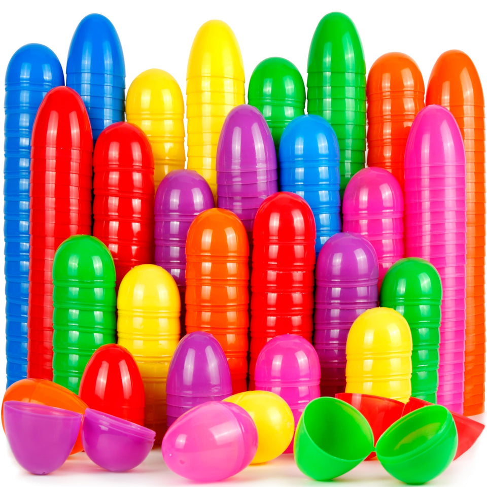 OCTERIC 360pcs-pack Easter eggs: sturdy and eye-catching for large hunts and events