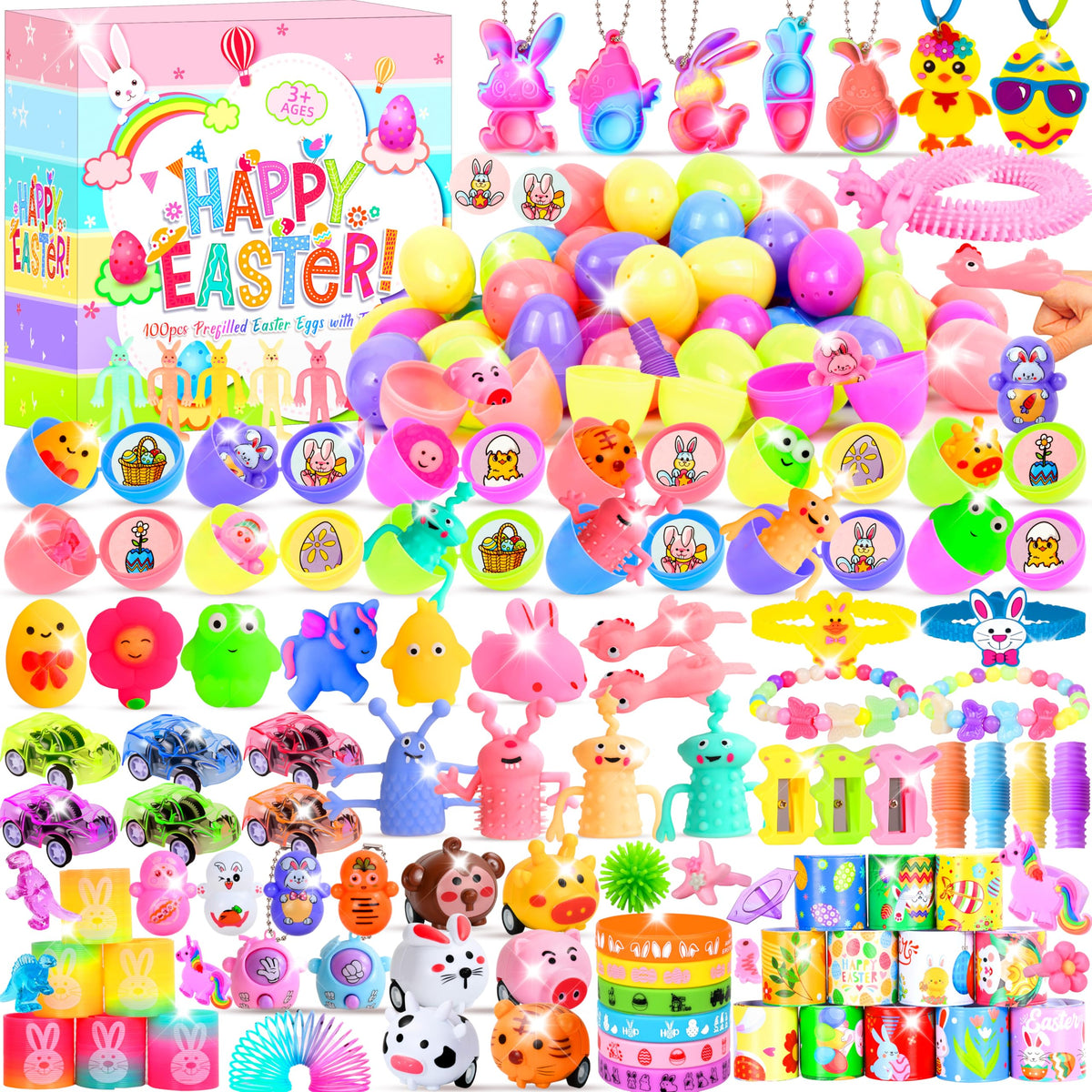 OCTERIC Easter eggs prefixed collection for a vibrant, safe hunt
