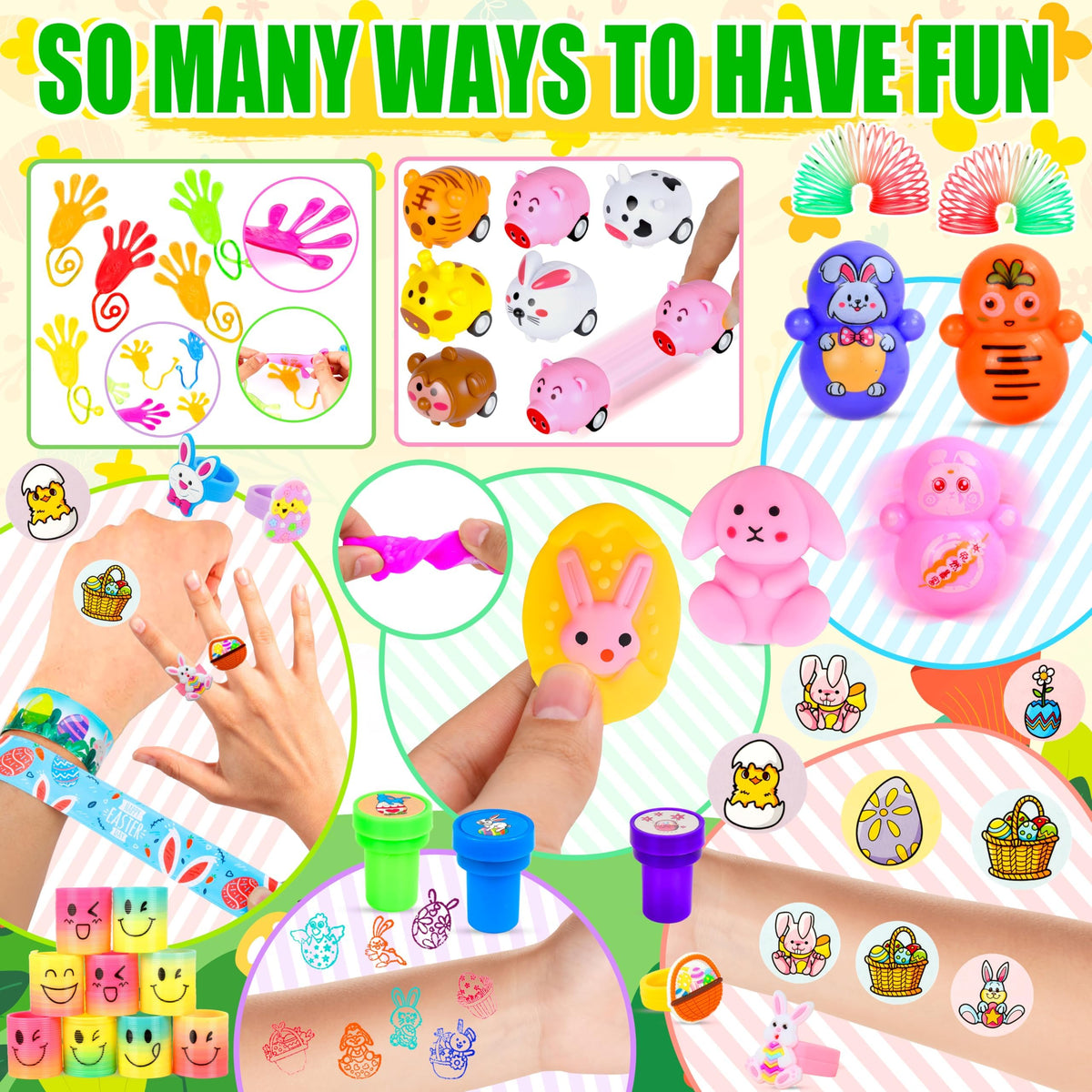 OCTERIC silicone rings and bracelets brighten party favors and bag fillers