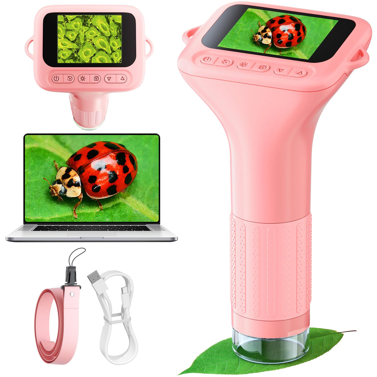 Odatay Kids Microscope shows compact design for on-the-go science exploration