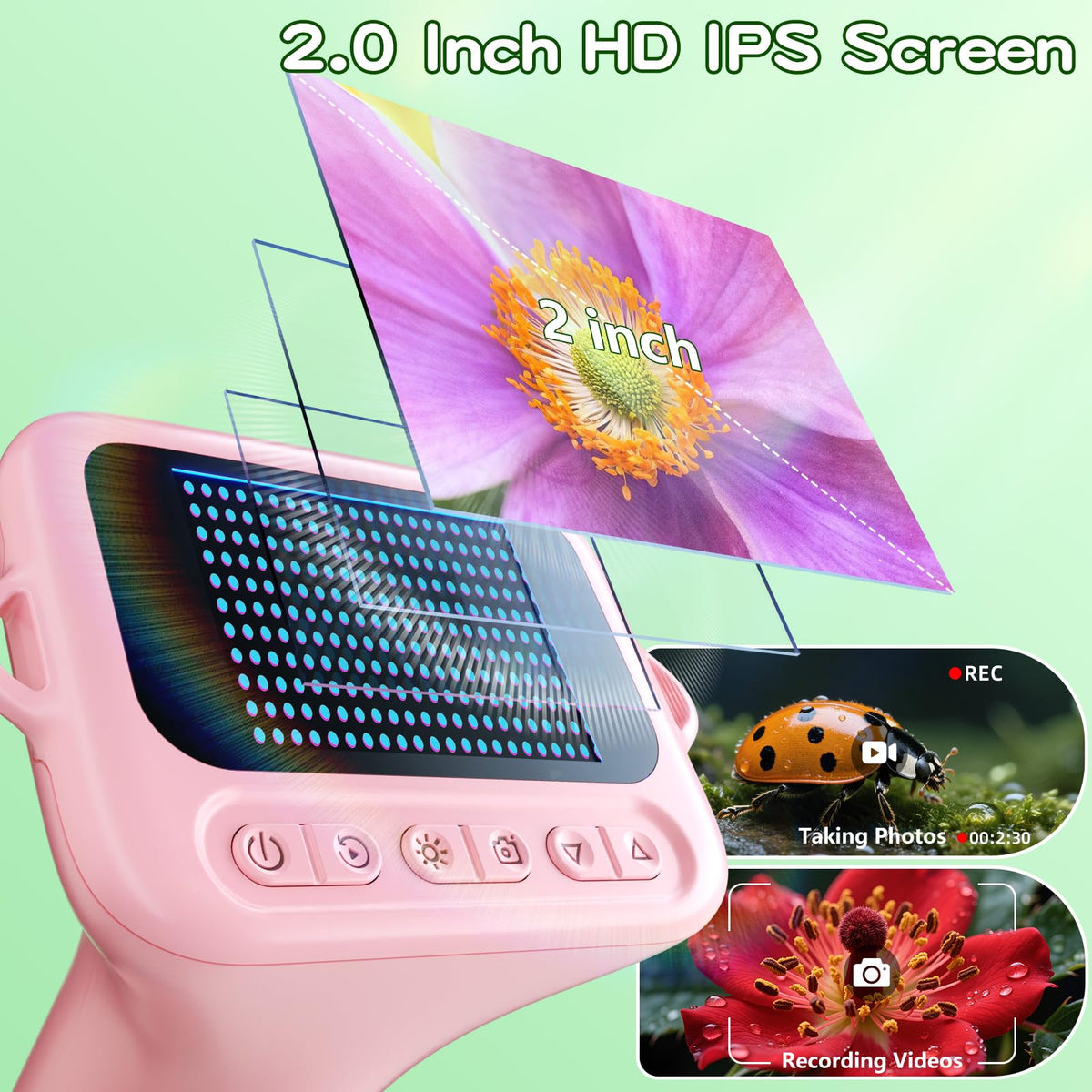 PC connectivity on the Odatay microscope enables larger screen viewing