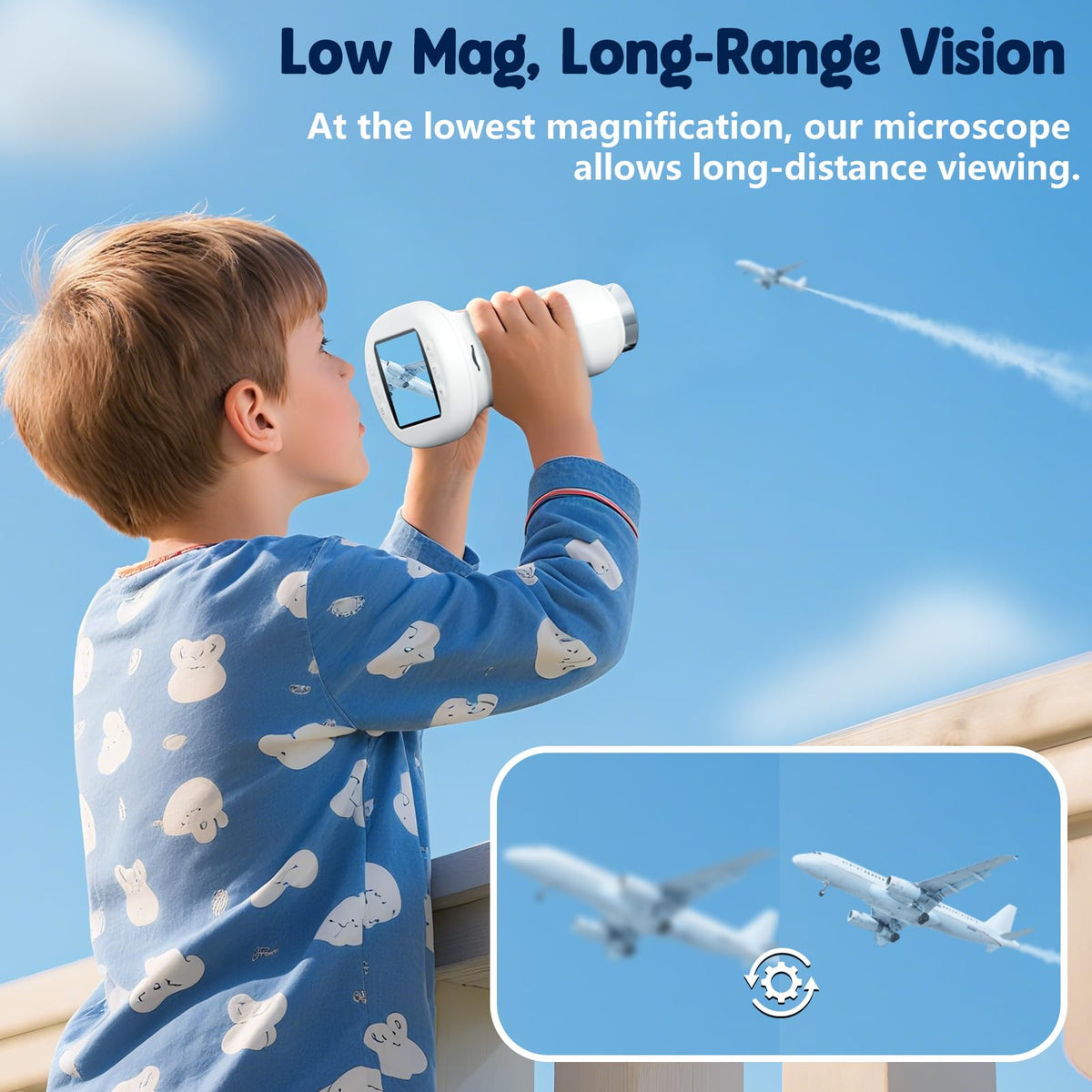 Odatay portable handheld microscope ready for learning on the go.
