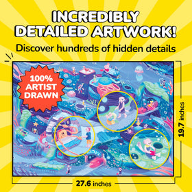 Odd Pieces Beyond the Kelp puzzle 1000-pieces promotes focused, screen-free family bonding.