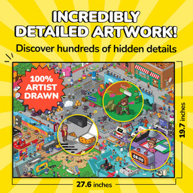 Odd Pieces movie sets pixel scene with bold, blocky details