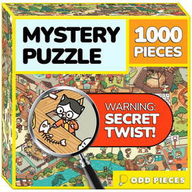 Odd Pieces Snack Attack 2 puzzle box cover invites family bonding and curiosity