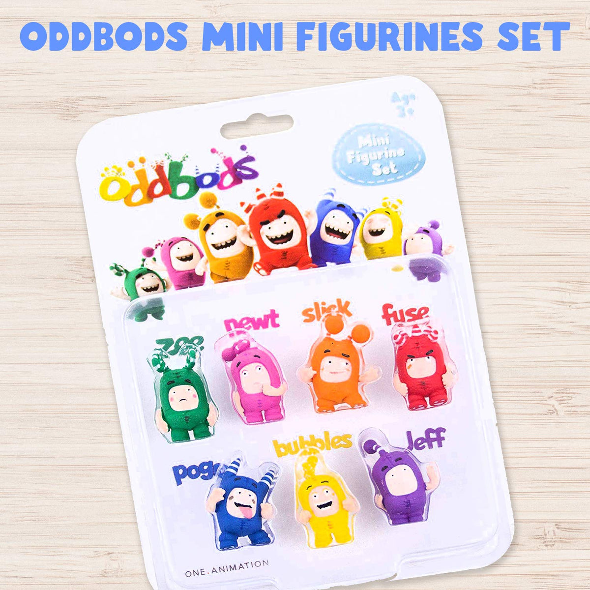 ODDBODS Pogo mini figure designed for durable, kid-friendly play.