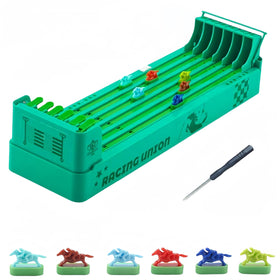 ODDPC horse race board game on table, ideal for family game night.