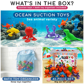 ODELA Genius Sucker Toys sea shark suction toy fuels immersive water exploration