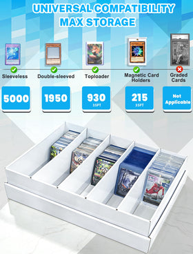 Odjas 5-row with dividers promotes precise organization by set or type.