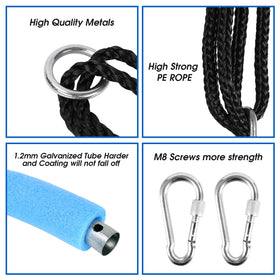 Odoland detachable ropes and adjustable straps for easy height customization