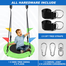 Odoland indoor or outdoor swing fits versatile spaces
