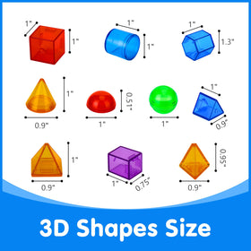 Odoorgames colorful solid shapes 60 pieces support sorting and fine motor skills.