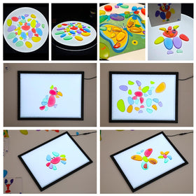 Odoorgames crystal-clear plastic pebbles designed for safe daily use